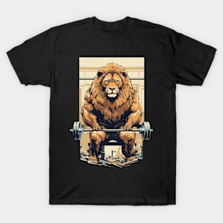 lion at gym T-Shirt